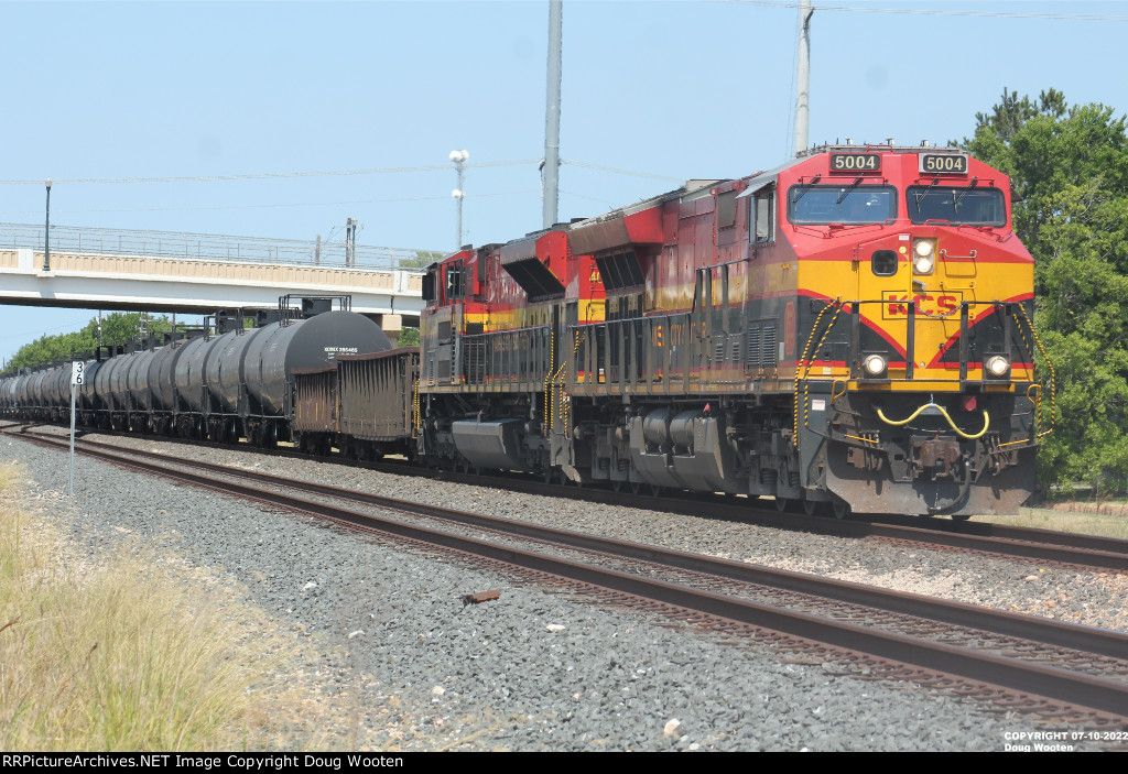 KCS Empty Oil Train